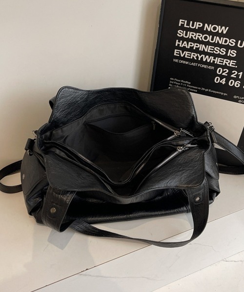 HALEY PESCA(ヘーリーペスカ)の「HALEY PESCA/2WAY ヴィンテージショルダーバッグ(ショルダーバッグ・レディース・ブラック/ブラウン・FREE)」の15枚目の写真