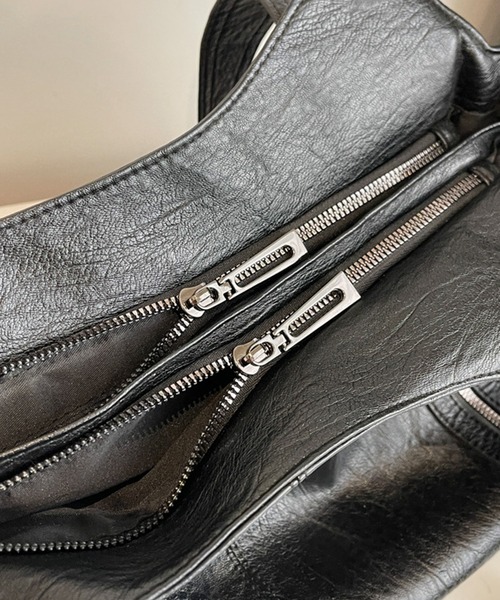 HALEY PESCA(ヘーリーペスカ)の「HALEY PESCA/2WAY ヴィンテージショルダーバッグ(ショルダーバッグ・レディース・ブラック/ブラウン・FREE)」の17枚目の写真