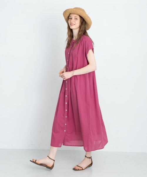 URBAN RESEARCH Sonny Label(アーバンリサーチサニーレーベル)の「エアリーコットンピンタックワンピース(ワンピース・レディース・ブラック/グリーン系その他/ピンク・FREE)」の19枚目の写真