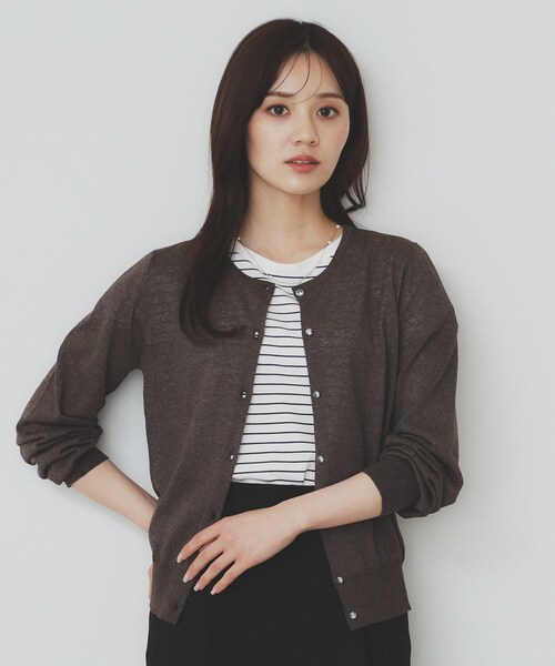 FRAMeWORK ネイビー ボタン付き カーディガン 楽天市場】framework