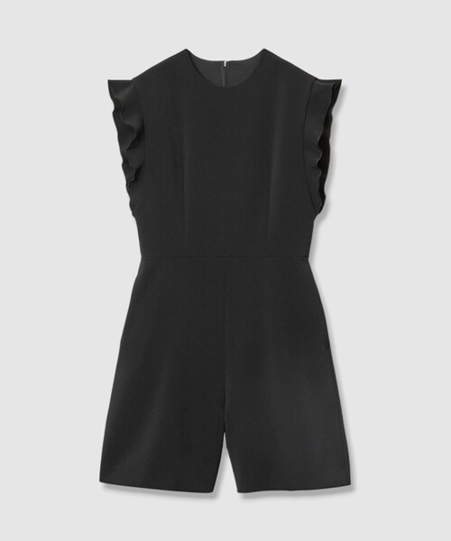 ルルウィルビー スプリングガーデンオールインワン 花柄 黒 ルルウィルビー スプリングガーデンオールインワン 花柄 黒 ルル