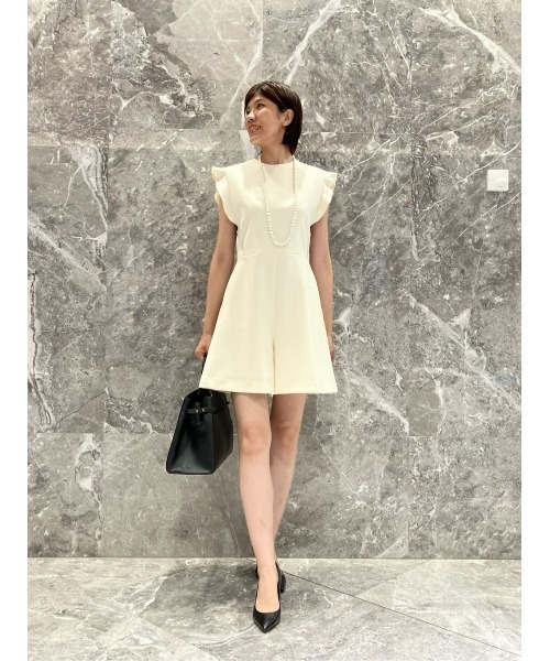 極美品✨ルルウィルビー　アンサンブル　22SS　花柄　セット　2　白　大人可愛い 極美品✨ルルウィルビー アンサンブル 22SS 花柄 セット 2 白