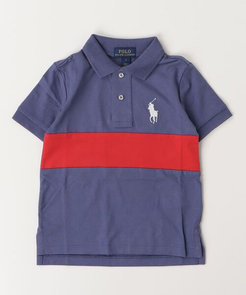 POLO RALPH LAUREN CHILDRENSWEAR(ポロ ラルフ ローレン チルドレンズウェア)の「Big Pony コットン ジャージー ポロシャツ(ポロシャツ・キッズ・ブルー・3/4/6/7)」の3枚目の写真