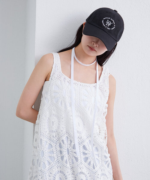 mystic（ミスティック）の「クロシェバルーンミニジャンスカ（ワンピース・レディース・ブラック/オフホワイト・2/FREE）」の5枚目の写真