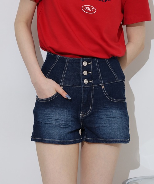 グニフニ　ショートパンツ♡ unisex] カーゴデニムショートパンツ | ファッション通販サイト NUGU