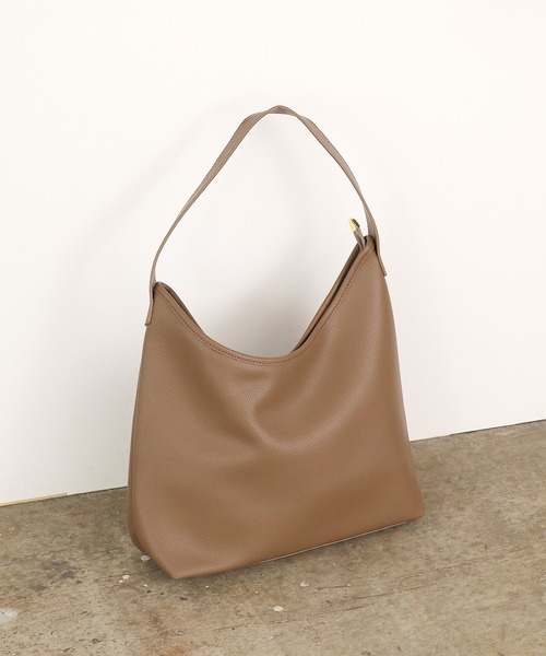 ROOPTOKYO（ループトウキョウ）の「ワンショルダーフェイクレザーバッグ（ショルダーバッグ・レディース・ブラウン/ベージュ/グリーン・FREE）」の9枚目の写真