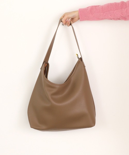 ROOPTOKYO（ループトウキョウ）の「ワンショルダーフェイクレザーバッグ（ショルダーバッグ・レディース・ブラウン/ベージュ/グリーン・FREE）」の11枚目の写真