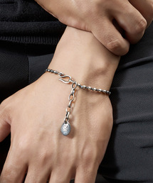 HARIM（ハリム）の「HARIM ハリム / NARROW OVAL BOWL CHAIN BRACELET シルバー925ナローオーバルボールチェーンブレスレット / HRC022 BC（ブレスレット）」