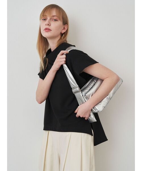 【エレンディーク】ほぼ新品 オフネックカットソー ブルー オフネックカットソー（Tシャツ/カットソー）｜ELENDEEK（エレン