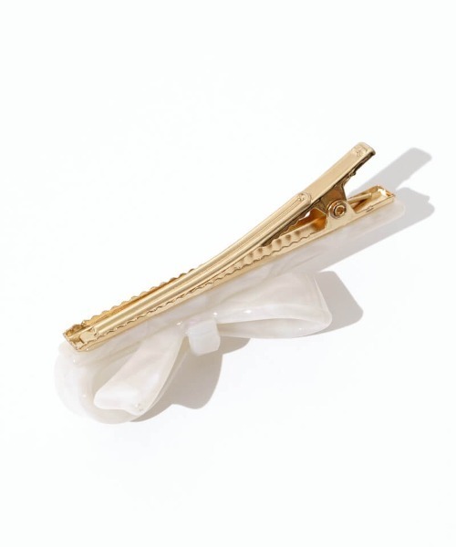 flower（フラワー）の「クリームリボンピン（ヘアピン・レディース・イエロー/ホワイト/ピンク・FREE）」の13枚目の写真