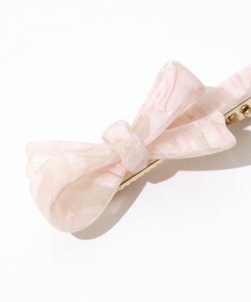 flower（フラワー）の「クリームリボンピン（ヘアピン・レディース・イエロー/ホワイト/ピンク・FREE）」の15枚目の写真