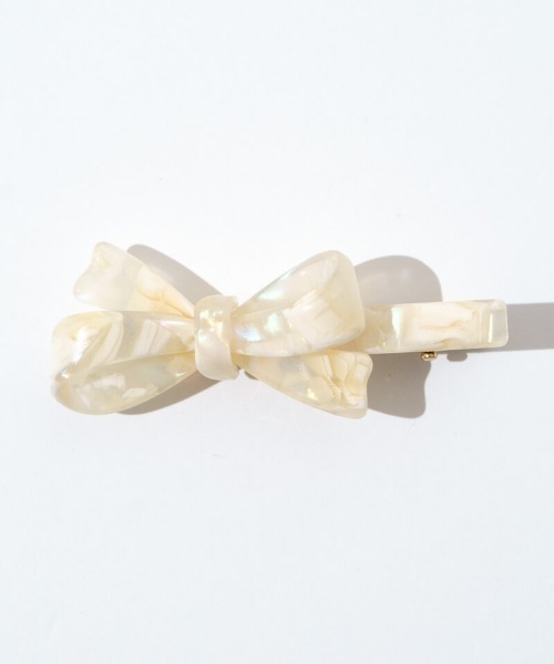 flower（フラワー）の「クリームリボンピン（ヘアピン・レディース・イエロー/ホワイト/ピンク・FREE）」の16枚目の写真
