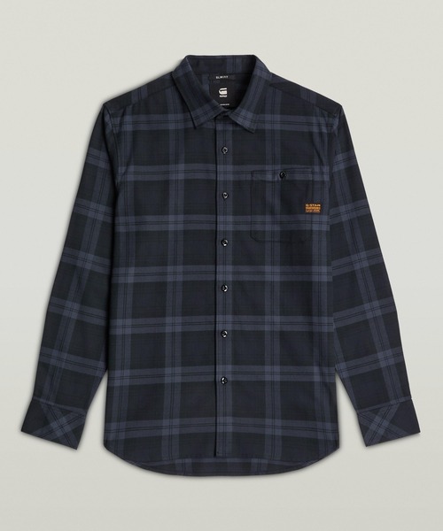 G-STAR（ジースター）の「【Safari Online掲載】BRISTUM 2.0 SLIM SHIRT/ミリタリーディテールフランネルチェックシャツ（シャツ/ブラウス・メンズ・チェック/レッド系その他/ブルー系その他・SMALL/MEDIUM/LARGE/X-LARGE/X-SMALL）」の14枚目の写真