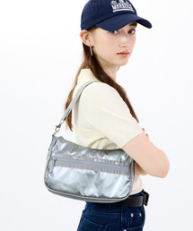 MINI N/S TOTE W/ PEARLS ミストグレーパール（ショルダーバッグ