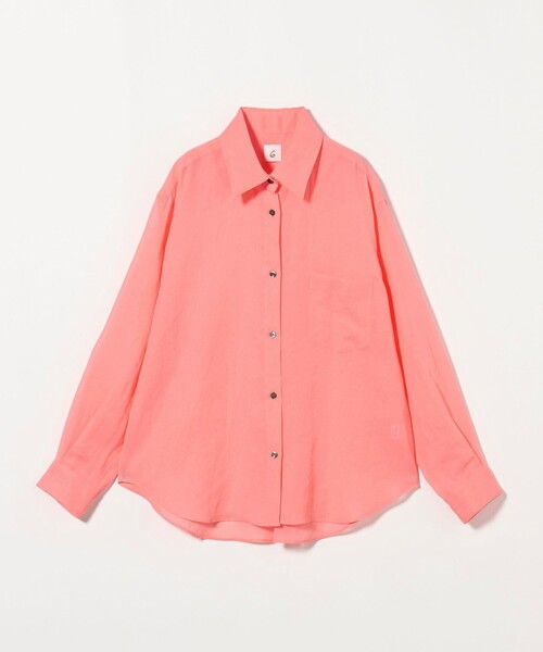 BEAUTY&amp;YOUTH UNITED ARROWS - 6(ROKU)ロク COTTON SUKE SHIRT/コットンスケシャツ 6(ROKU)＞コットン スケシャツ（シャツ/ブラウス）｜6（ロク）の