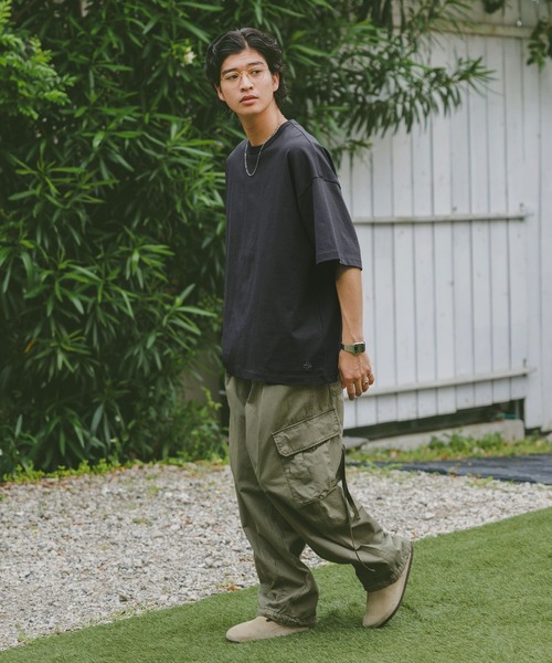RAGEBLUE（レイジブルー）の「ミリタリードビーワイドカーゴパンツ（カーゴパンツ・メンズ・ネイビー/カーキ/ブラック/オフホワイト・SMALL/MEDIUM/LARGE）」の16枚目の写真