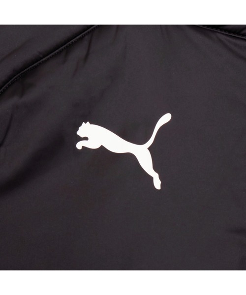 PUMA（プーマ）の「PUMA プーマ メンズ サッカー TEAMLIGA パテッド ジップ ジャケット（ダウンジャケット/コート・メンズ・ネイビー/ブラック・LARGE/MEDIUM/SMALL/X-LARGE/XX-LARGE）」の4枚目の写真