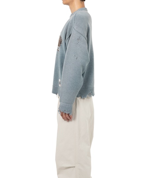 Whale Jacquard Knit Sweater（ニット/セーター）｜Maison MIHARA