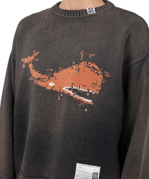 Whale Jacquard Knit Sweater（ニット/セーター）｜Maison MIHARA