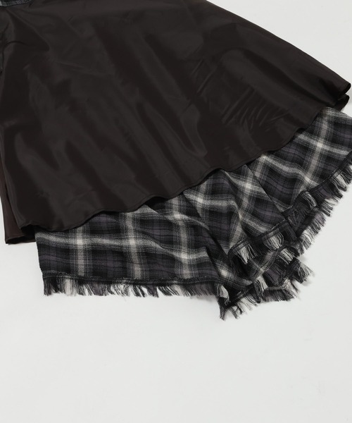 LOWRYS FARM（ローリーズファーム）の「オンブレチェックイレヘムスカート　 576761（スカート・レディース・チャコールグレー/レッド・FREE）」の20枚目の写真