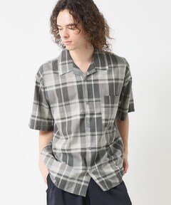 CLEL】Foil Print Trucker Design Denim Shirt / 箔プリント