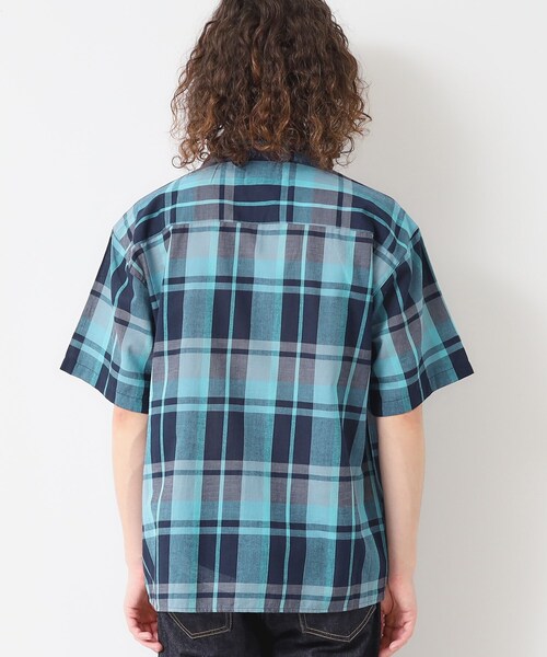 Dessin（デッサン）の「【洗える】マドラスチェック柄シャツ（シャツ/ブラウス・メンズ・チャコールグレー/ブルー系その他3・02/03）」の7枚目の写真