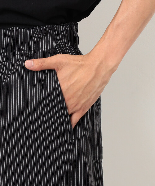 Purple&Yellow（パープルアンドイエロー）の「サッカーストライプワイドテーパードパンツ（その他パンツ・メンズ・ブラック・X-SMALL/SMALL/MEDIUM/LARGE）」の22枚目の写真