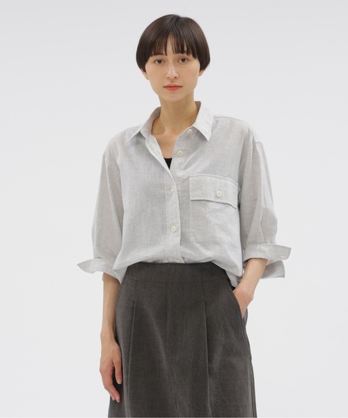 ◇まここ様・専用◇MARGARET HOWELL　襟付き　シャツ ストライプ系 MHL. - ☆日本製 MHL MARGARET HOWELL ストライプ シャツ