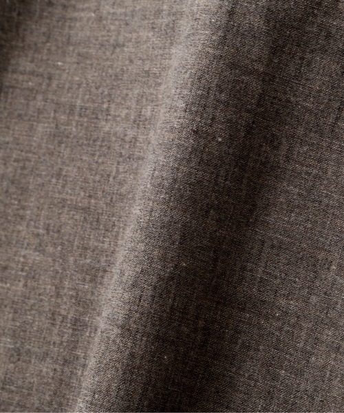 MHL.（エムエイチエル）の「TOP DYED COTTON POPLIN（シャツ/ブラウス・レディース・ブラウン/グレー・1/2）」の4枚目の写真