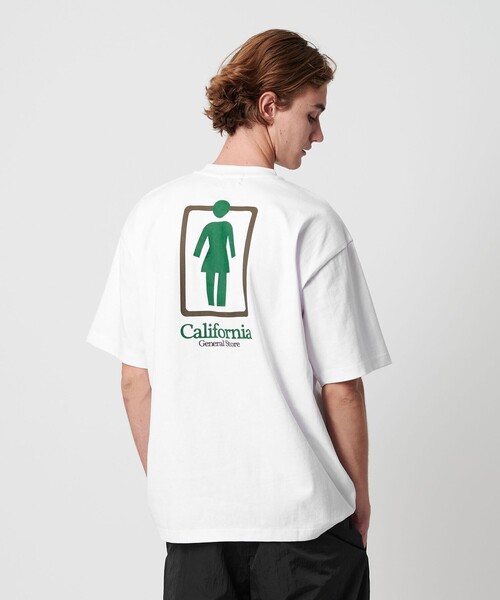 girl(ガール)の「<GIRL × CGS.>ロゴ Tシャツ(Tシャツ/カットソー・メンズ・ホワイト/ロイヤルブルー/グレー系・S/M/L)」の2枚目の写真