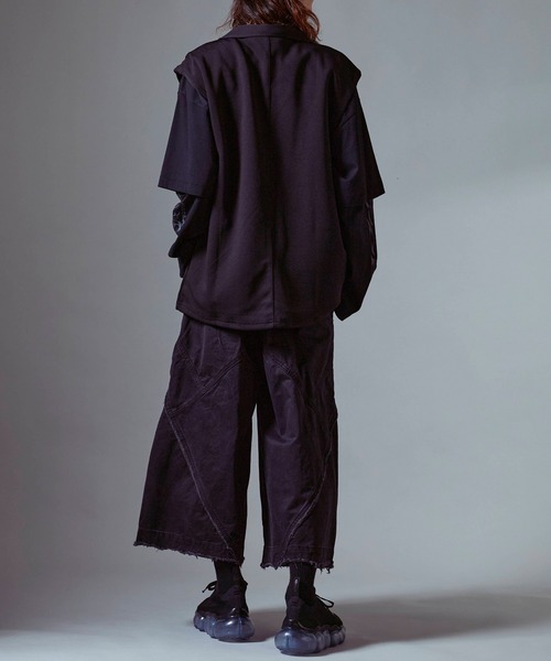 Theater code（シアターコード）の「Sweat Fabric Polo Vest/スウェット生地ポロベスト 秋 秋服メンズ 2026年秋冬（ベスト・メンズ・ブラック/ダークグレー/ライトグレー・L/M）」の18枚目の写真
