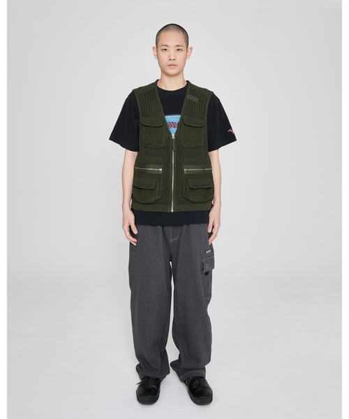セール】Knitted Utility Vest（ベスト）｜YESEYESEE（イエス