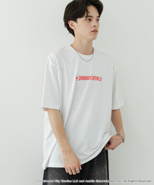 SENSE OF PLACE by URBAN RESEARCH（センスオブプレイスバイアーバンリサーチ）の「『別注』Jurassic World×SENSE OF PLACE　T-SHIRTS/A（Tシャツ/カットソー・メンズ・ブラック/ホワイト/ネイビー・LARGE/MEDIUM）」の13枚目の写真