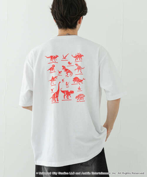 SENSE OF PLACE by URBAN RESEARCH（センスオブプレイスバイアーバンリサーチ）の「『別注』Jurassic World×SENSE OF PLACE　T-SHIRTS/A（Tシャツ/カットソー・メンズ・ブラック/ホワイト/ネイビー・LARGE/MEDIUM）」の14枚目の写真