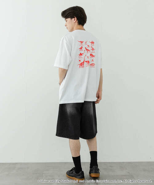 SENSE OF PLACE by URBAN RESEARCH（センスオブプレイスバイアーバンリサーチ）の「『別注』Jurassic World×SENSE OF PLACE　T-SHIRTS/A（Tシャツ/カットソー・メンズ・ブラック/ホワイト/ネイビー・LARGE/MEDIUM）」の17枚目の写真