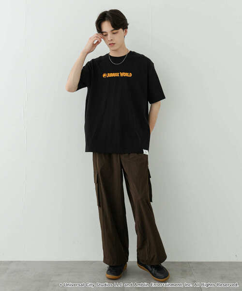 SENSE OF PLACE by URBAN RESEARCH（センスオブプレイスバイアーバンリサーチ）の「『別注』Jurassic World×SENSE OF PLACE　T-SHIRTS/A（Tシャツ/カットソー・メンズ・ブラック/ホワイト/ネイビー・LARGE/MEDIUM）」の21枚目の写真