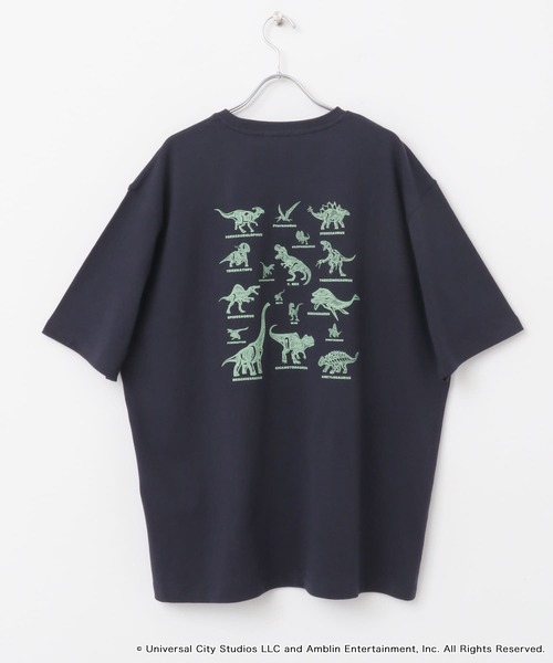 SENSE OF PLACE by URBAN RESEARCH（センスオブプレイスバイアーバンリサーチ）の「『別注』Jurassic World×SENSE OF PLACE　T-SHIRTS/A（Tシャツ/カットソー・メンズ・ブラック/ホワイト/ネイビー・LARGE/MEDIUM）」の5枚目の写真