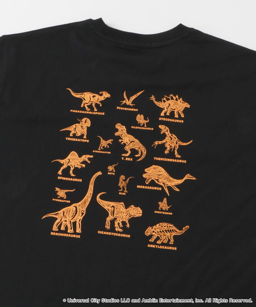 SENSE OF PLACE by URBAN RESEARCH（センスオブプレイスバイアーバンリサーチ）の「『別注』Jurassic World×SENSE OF PLACE　T-SHIRTS/A（Tシャツ/カットソー・メンズ・ブラック/ホワイト/ネイビー・LARGE/MEDIUM）」の8枚目の写真