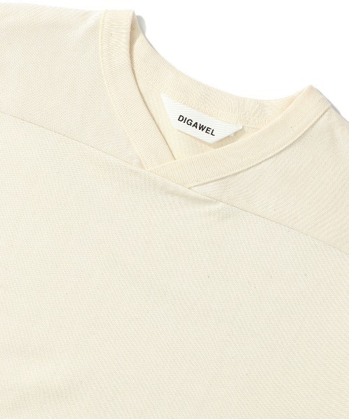 DIGAWEL（ディガウェル）の「DIGAWEL football T-shirt（Tシャツ/カットソー・メンズ・グレー系その他/ホワイト・3/2）」の9枚目の写真