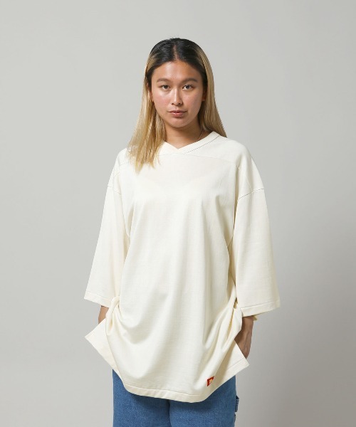 DIGAWEL（ディガウェル）の「DIGAWEL football T-shirt（Tシャツ/カットソー・メンズ・グレー系その他/ホワイト・3/2）」の13枚目の写真
