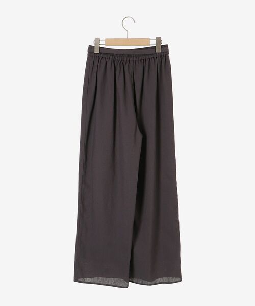 le.coeur blanc（ルクールブラン）の「ベルト付きリネンライクワイドパンツ（その他パンツ・レディース・モカ/チャコールグレー・38）」の17枚目の写真