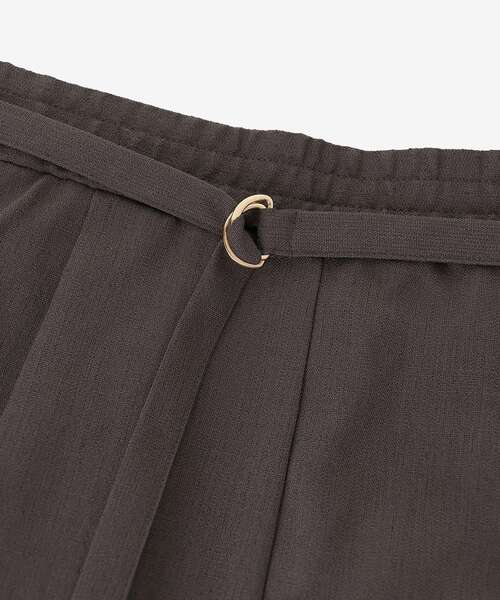 le.coeur blanc（ルクールブラン）の「ベルト付きリネンライクワイドパンツ（その他パンツ・レディース・モカ/チャコールグレー・38）」の22枚目の写真