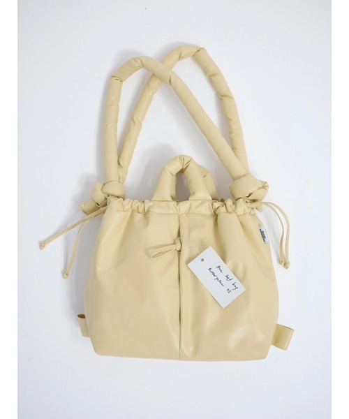 OLEND（オレンド）の「OLEND VEGAN LEATHER ONA（ハンドバッグ・レディース・ブラック/イエロー系その他/ローズ・FREE）」の10枚目の写真