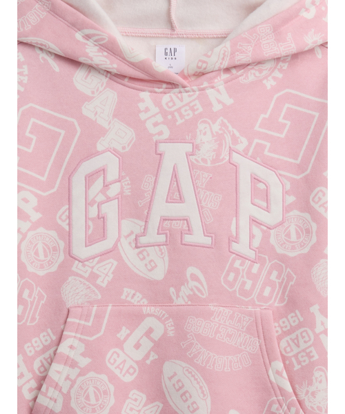 GAP(ギャップ)の「リラックス GAPロゴパーカー (キッズ)(パーカー・キッズ・ピンク・120cm/130cm/140cm/150cm/110cm/160cm)」の3枚目の写真