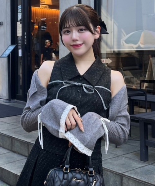 セール】YUI企画 ノースリーブシャツミニワンピース（ワンピース