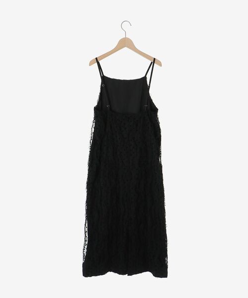 le.coeur blanc（ルクールブラン）の「TORRAZZO DONNAベロアドットチュールキャミワンピ（ワンピース・レディース・ブラック・38）」の6枚目の写真