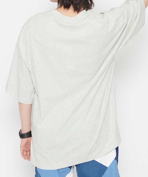 spiritoso(スピリトーゾ)の「【spiritoso】AMERICANプリント ピグメントTシャツ(Tシャツ/カットソー・レディース・ベビーピンク/カーキ/ライトグレー・FREE)」の6枚目の写真