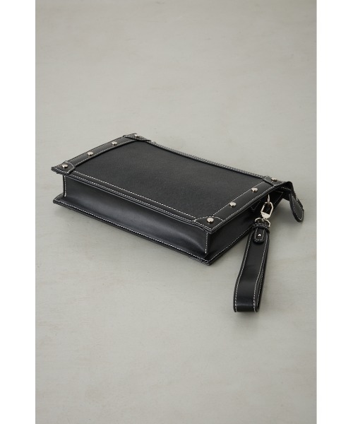 AZUL by moussy（アズールバイマウジー）の「スタッズクラッチバッグ（ショルダーバッグ・メンズ・ブラウン/ブラック・FREE）」の11枚目の写真