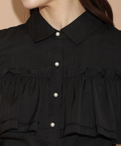 WILLSELECTION（ウィルセレクション）の「ナローリボンオフショルブラウス（シャツ/ブラウス・レディース・ブラック系その他/ホワイト系その他/ベージュ系その他/ブルー系その他・FREE）」の18枚目の写真