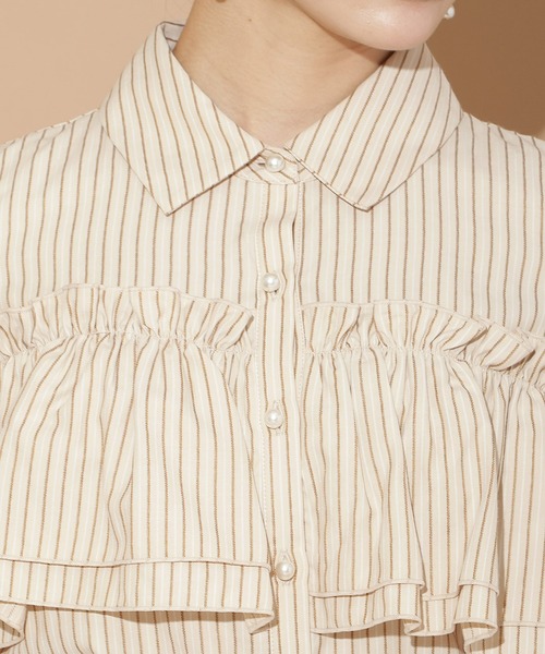 WILLSELECTION（ウィルセレクション）の「ナローリボンオフショルブラウス（シャツ/ブラウス・レディース・ブラック系その他/ホワイト系その他/ベージュ系その他/ブルー系その他・FREE）」の22枚目の写真